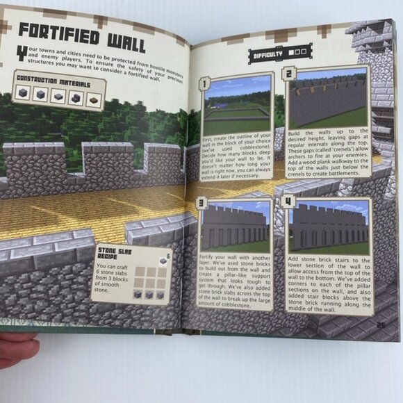 Minecraft Handbooks Hardcover Set of 3 Beginner's Construction Redstone - Picture 14 of 15